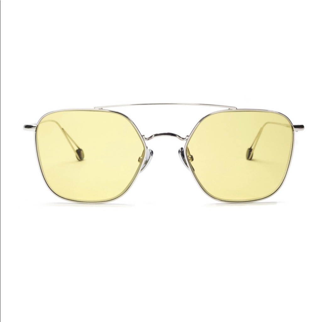 Yellow Lens Metal Frame Sunglasses - Women's Fashion Sunglasses